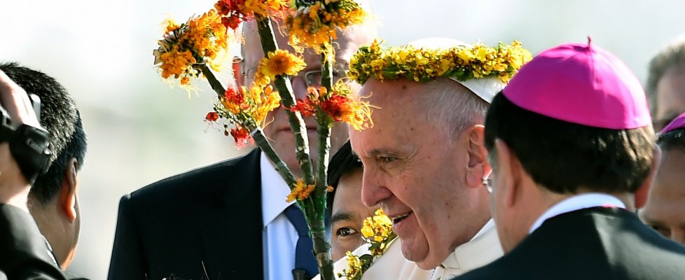 El Papa que flrece